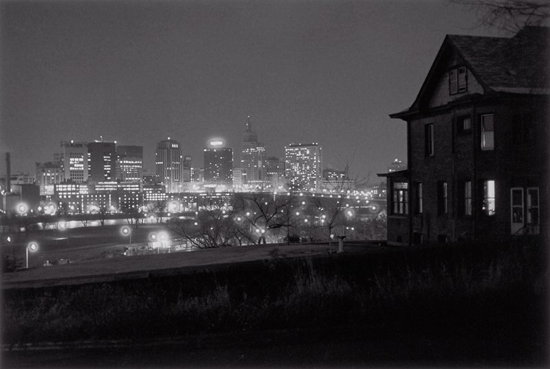 Night Scene, Downtown St. Paul, Thomas F. Arndt, 1979