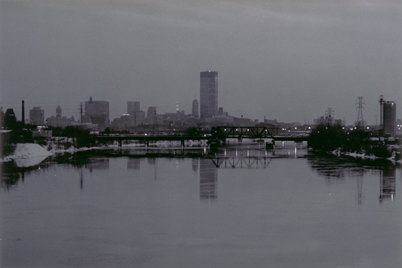 View Along Mississippi River, Minneapolis, Thomas F. Arndt, 1979