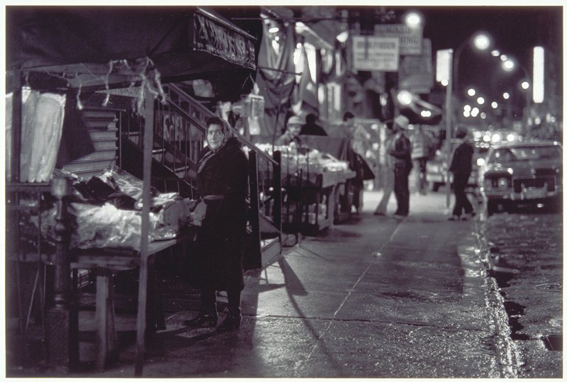 Night Scene, Orchard Street, New York City, Thomas F. Arndt, 1980