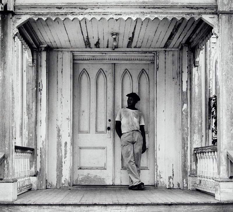 Man on a Church Porch, West Palm Beach, Florida, Arnold Newman, 1941