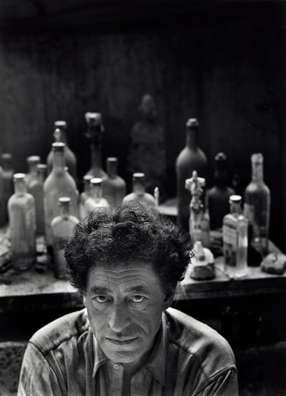 Alberto Giacometti, Paris by Arnold Newman