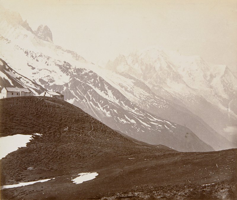 Mont Blanc from Col de Balve, Adolphe Braun, c. 1880