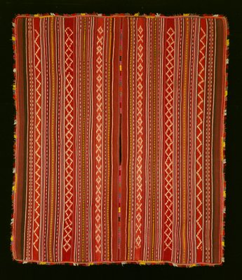 Dokumentasi “Poncho (Punchu)”; Wool ikat. Minneapolis Institute of Art.