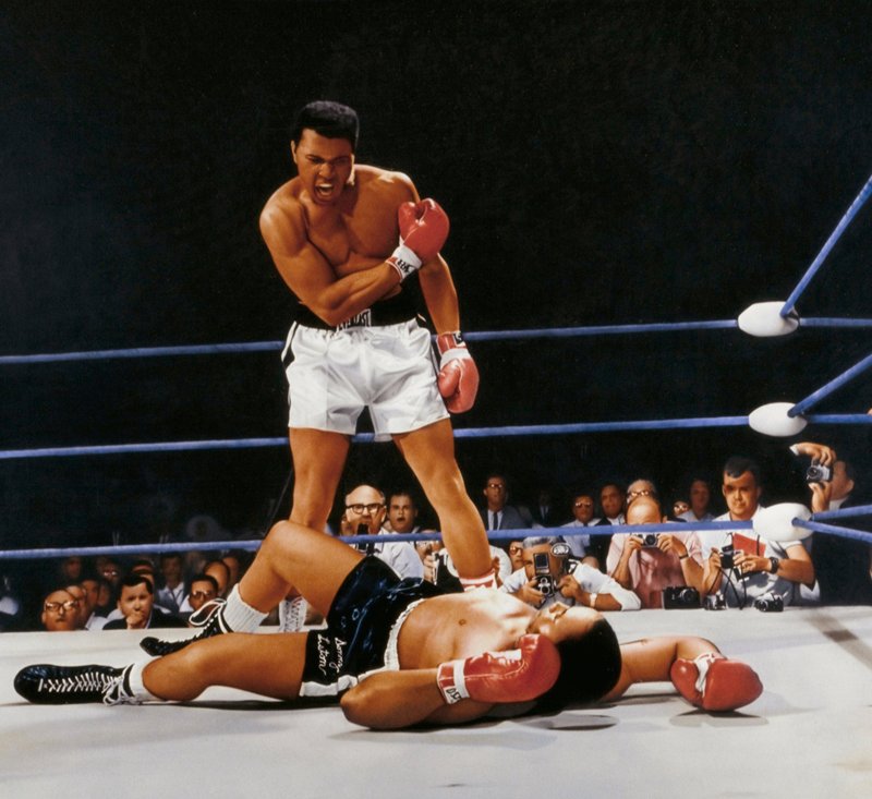 Muhammed Ali and Sonny Liston, Jerry Ott, 1982