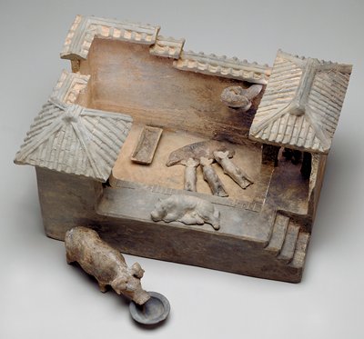 Dokumentasi “Funerary Model of a Pig Sty”; Earthenware. Minneapolis Institute of Art.