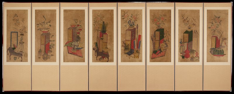 Books and Scholar’s Objects (Chaekgeori), 19th century
