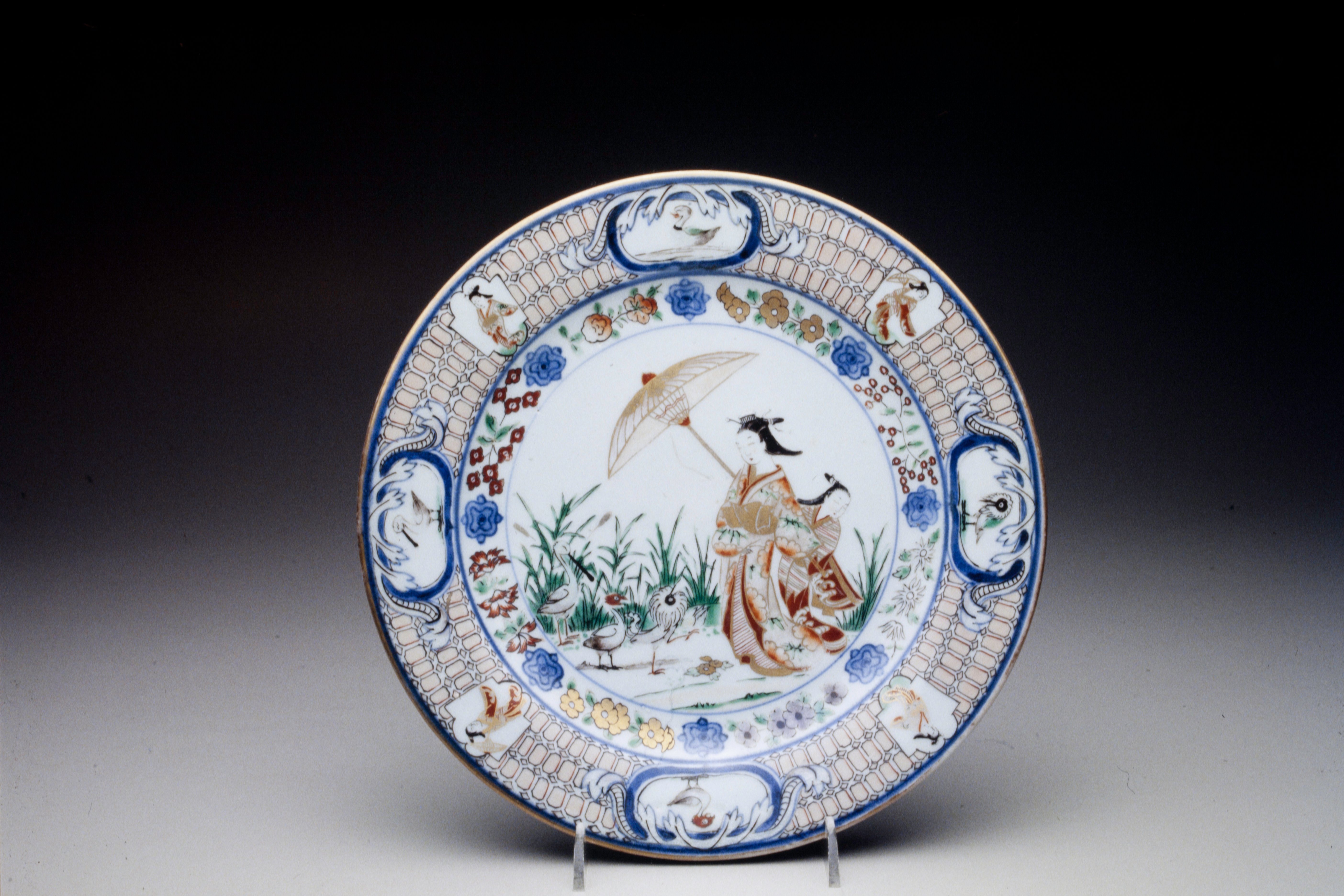 La Dame au Parasol plate, Cornelius Pronk | Mia