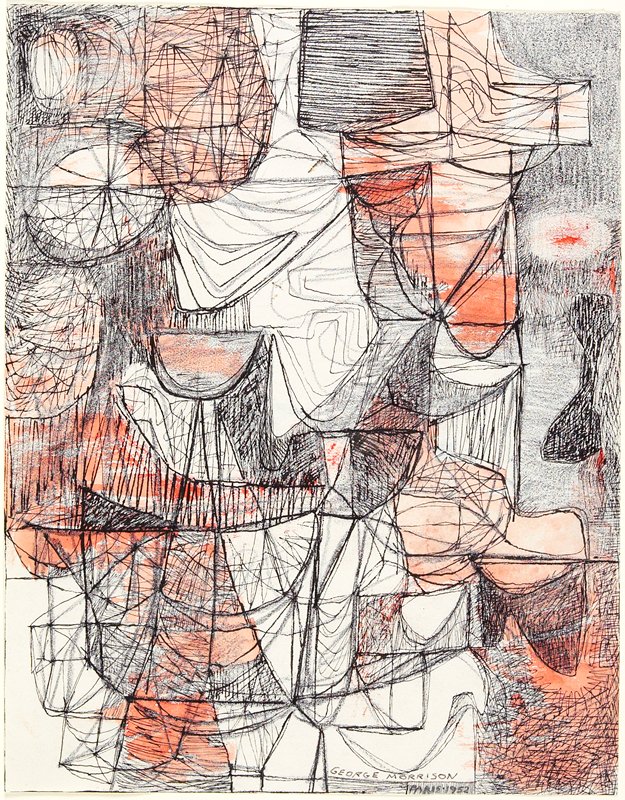 Untitled (Paris), George Morrison, 1952