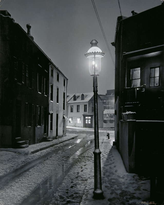 Tyson Street, Baltimore, A. Aubrey Bodine, c. 1950