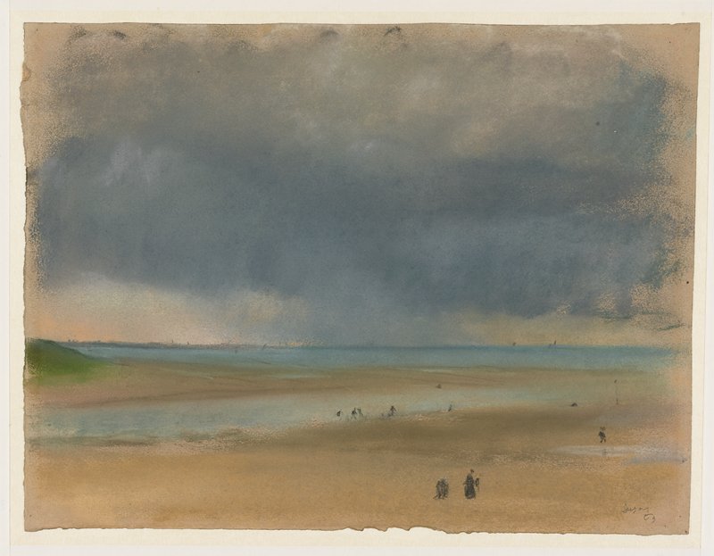 Beside the Sea, Edgar Degas, 1869