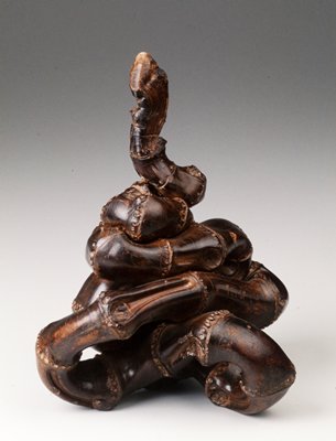Dokumentasi “Stylized Shou Character”; Steamed bamboo. Minneapolis Institute of Art.