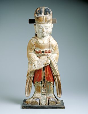Dokumentasi “Attendant to a King of Hell”; Painted wood. Minneapolis Institute of Art.