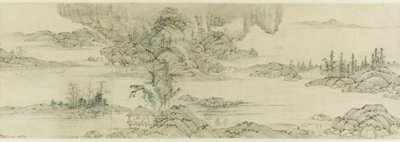 Dokumentasi “Misty River and Layered Peaks”; Ink and color on paper. Minneapolis Institute of Art.