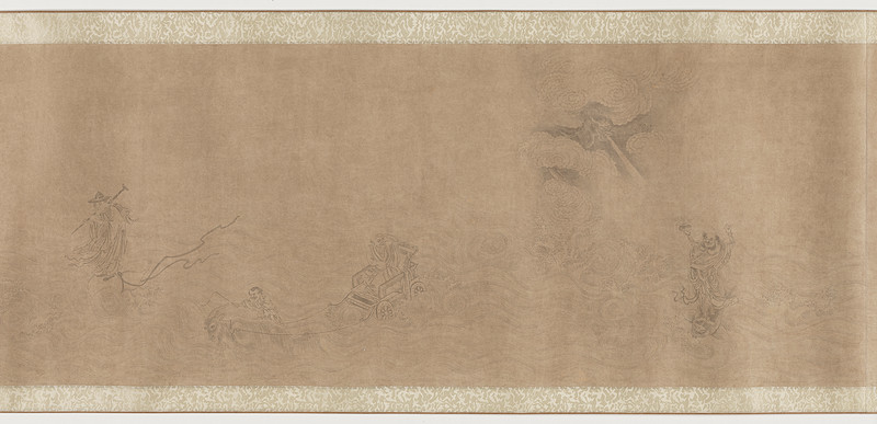 Eighteen Lohans Crossing the Sea, Wang Jian, Wanli period, c. 1580