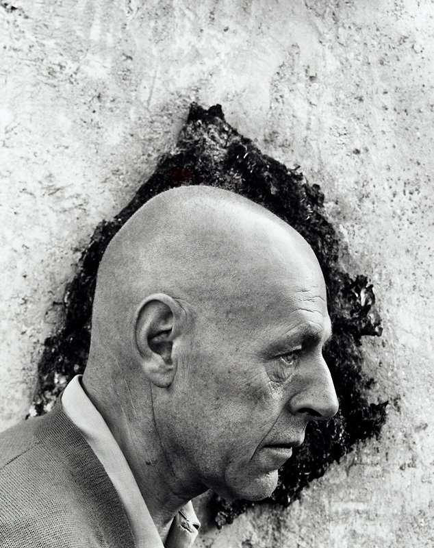 Jean Dubuffet, Vence, France by Arnold Newman