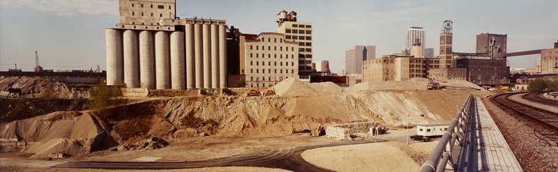 Minneapolis Milling District from Jim Hill Bridge, Stuart D. Klipper, 1981