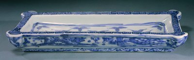 Dokumentasi “Brush Holder”; Porcelain with underglaze blue decor. Minneapolis Institute of Art.