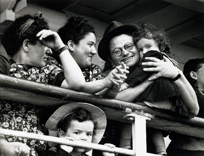 Immigrants from Europe Arriving in Haifa, Israel, Robert Capa, 1949