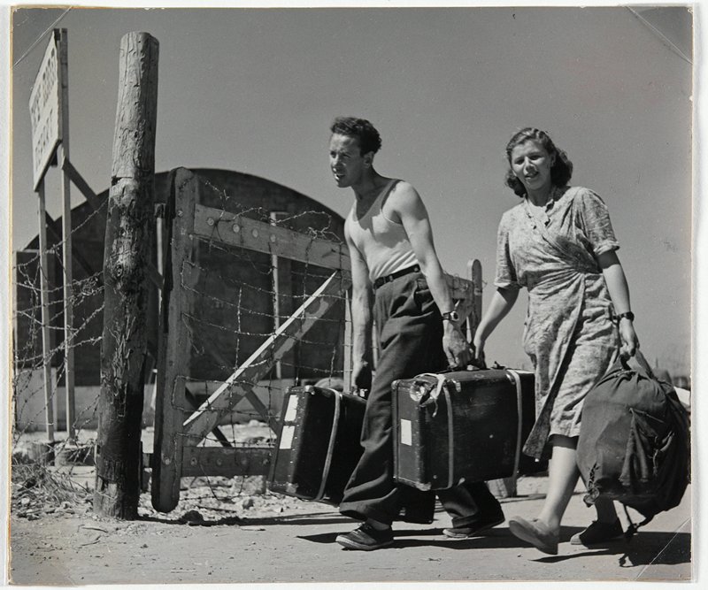 Arriving in Israel, Robert Capa, c. 1948