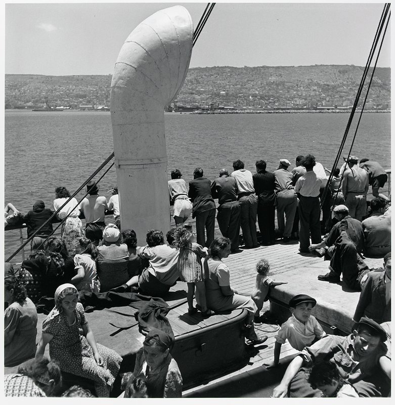 Immigrants, Haifa, Israel, Robert Capa, 1949