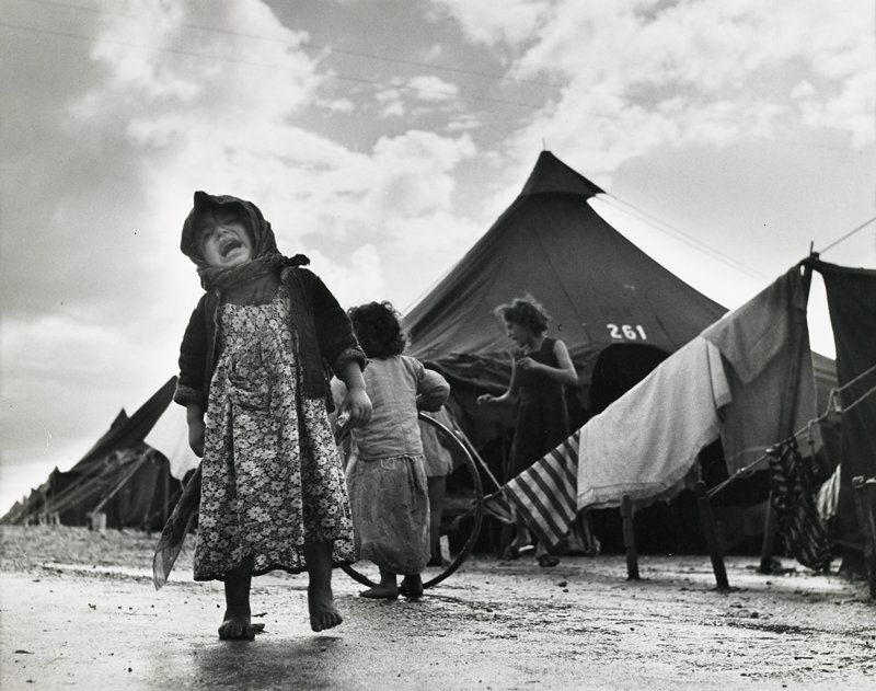 Sha'ar Aliyah Transit Camp for New Immigrants, Near Haifa, Israel, Robert Capa, 1950