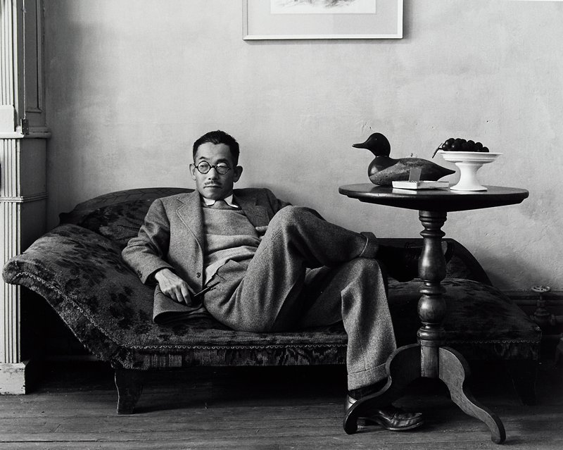 Yasuo Kuniyoshi, 14th Street Studio, New York City, Arnold Newman, 1941