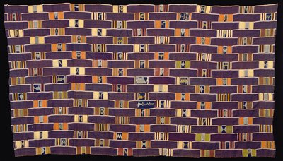 Dokumentasi “Man's cloth”; Cotton, strip woven, supplementary weft patterning. Minneapolis Institute of Art.