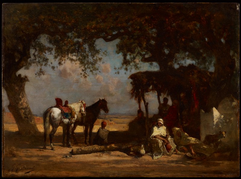 An Arab Encampment, Gustave Achille Guillaumet, c. 1880