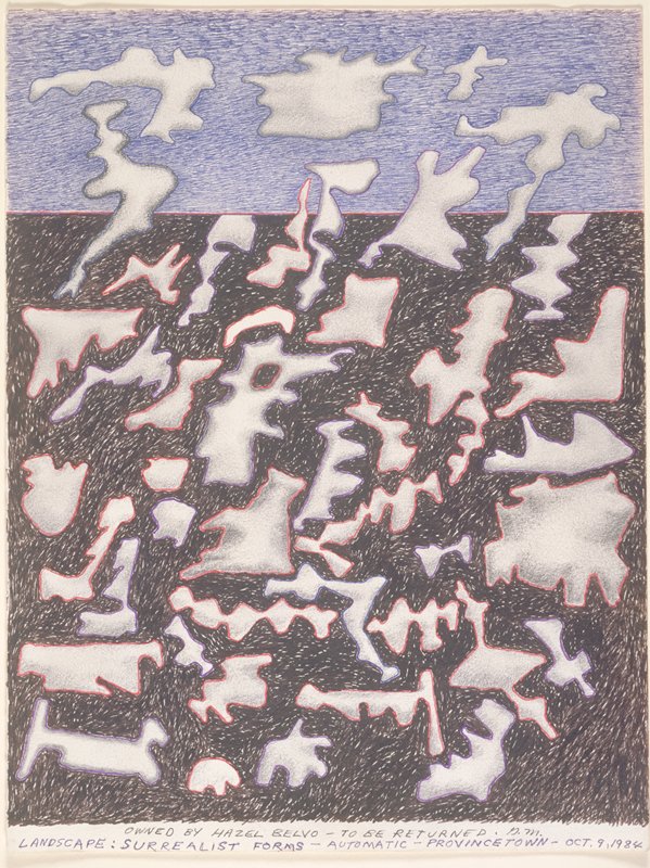 Landscape: Surrealist Forms, George Morrison, 1984
