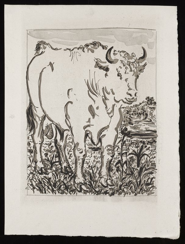 The Cow from Histoire Naturelle (Natural History), Пабло Пикассо, 1942