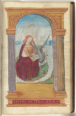 Dokumentasi “Book of Hours Horae Beatae Mariae Virginis ad Usum Romanum”; Black and red ink, tempera, and gold on vellum, bound volume. Minneapolis Institute of Art.