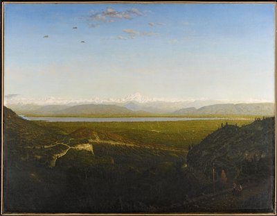 View of Mont Blanc, Seen from La Faucille, Théodore Rousseau, c. 1865