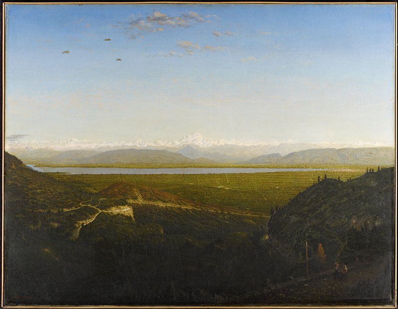 View of Mont Blanc, Seen from La Faucille, Théodore Rousseau, c. 1865