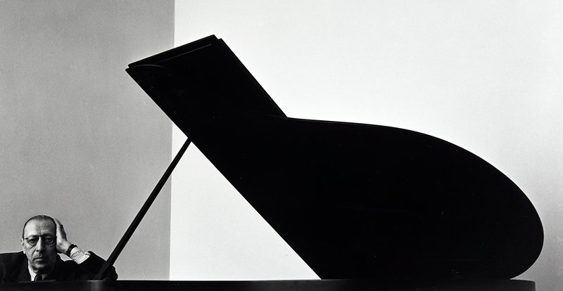 Igor Stravinsky, New York City, Arnold Newman, 1946