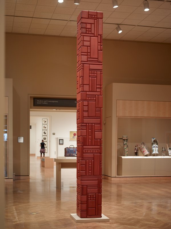 Red Totem I, George Morrison, 1977