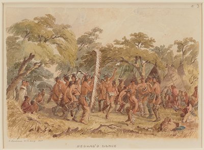 Dokumentasi “Beggar's Dance”; Watercolor. Minneapolis Institute of Art.