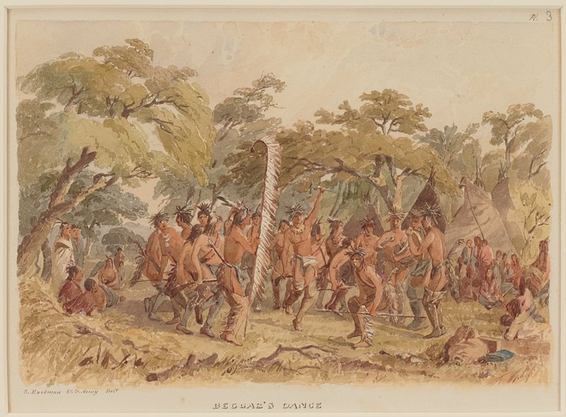 Beggar's Dance, Seth Eastman, 1849–55