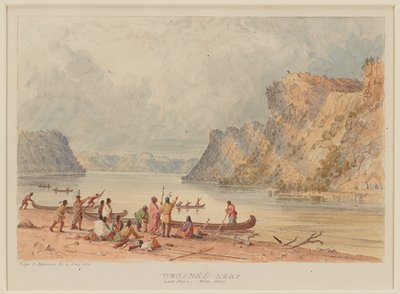 Dokumentasi “Wenona's Leap, Lake Pepin, Mississippi River”; Watercolor. Minneapolis Institute of Art.