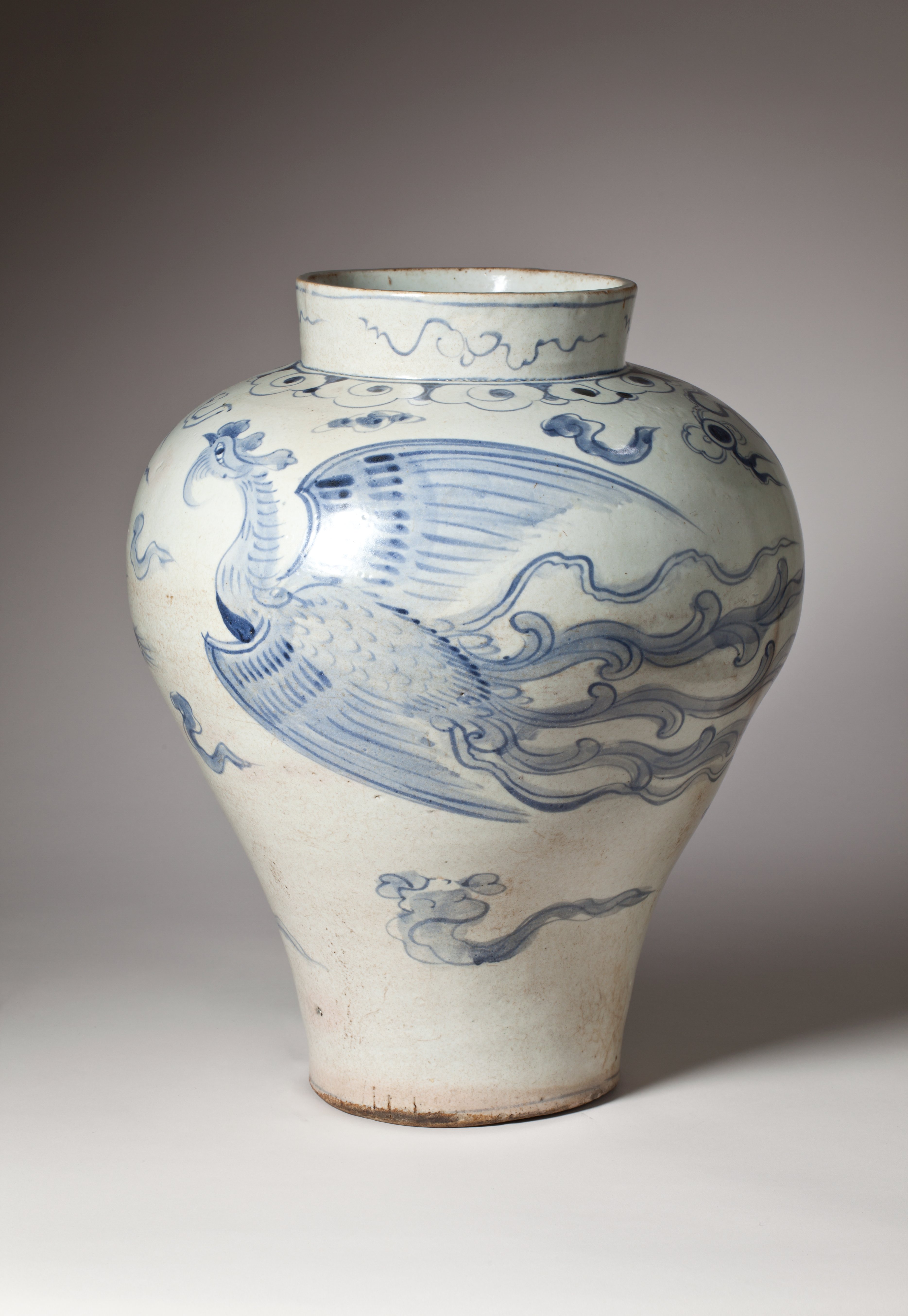 Jar with phoenix among clouds, Korea | Mia