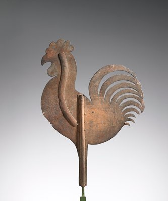 Dokumentasi “Rooster weathervane”; Iron. Minneapolis Institute of Art.