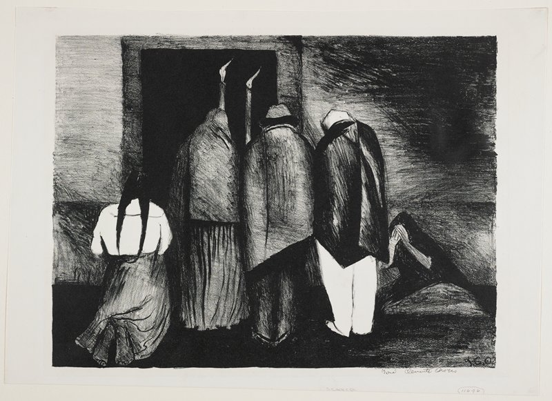 El requiem by José Clemente Orozco