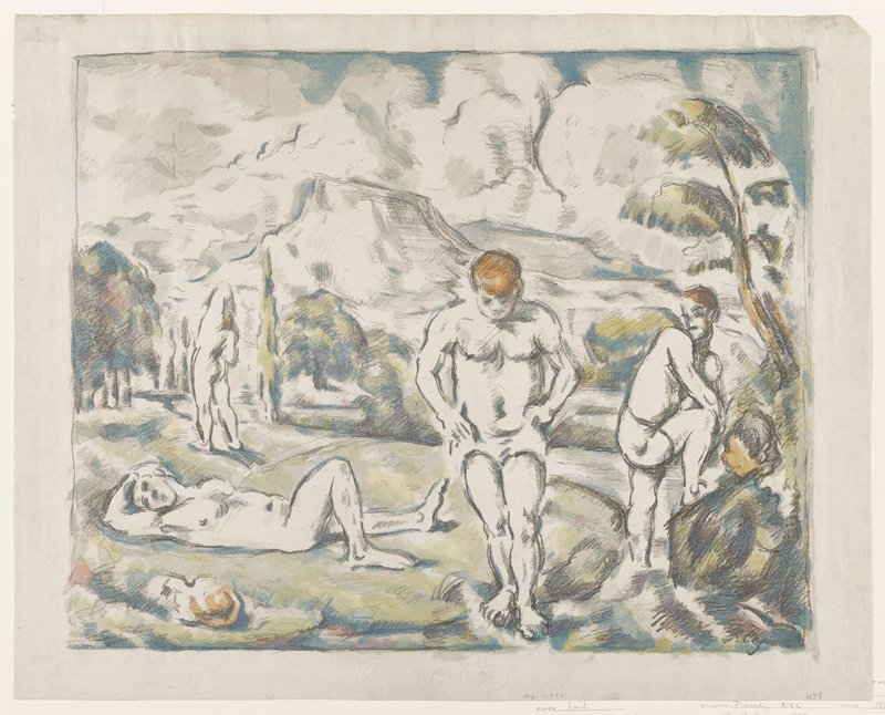 The Bathers (Large Plate), Paul Cézanne, 1898
