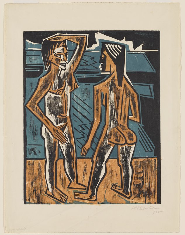 Conversation, Max Pechstein, 1920