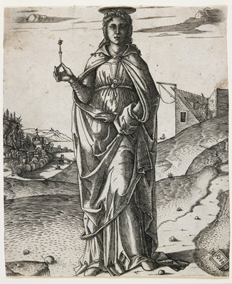 Dokumentasi “Saint Lucy”; Engraving. Minneapolis Institute of Art.