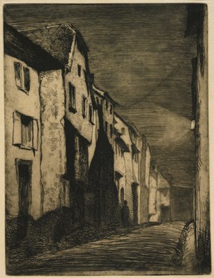 Dokumentasi “Street at Saverne”; Etching. Minneapolis Institute of Art.