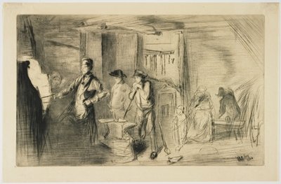 Dokumentasi “The Forge from Sixteen Etchings of Scenes on the Thames and Other Subjects”; Drypoint. Minneapolis Institute of Art.