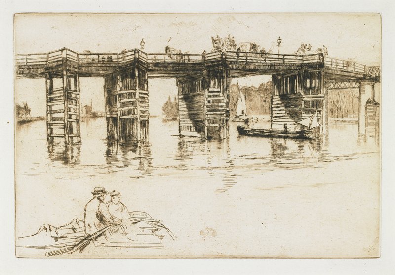 Old Putney Bridge, James Abbott McNeill Whistler, 1879