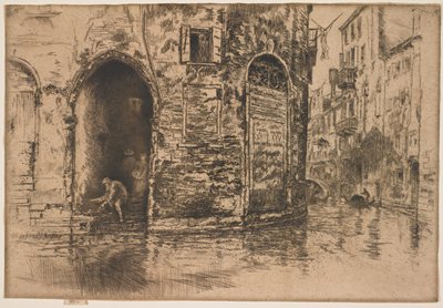 Dokumentasi “The Two Doorways”; Etching with plate tone. Minneapolis Institute of Art.