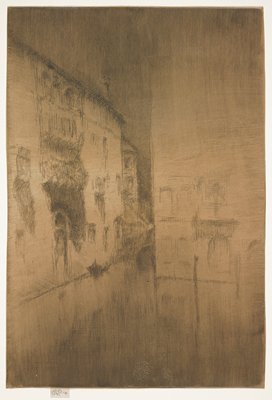 Dokumentasi “Nocturne: Palaces”; Etching and drypoint with plate tone. Minneapolis Institute of Art.