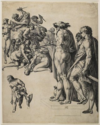 Dokumentasi “The Massacre of the Innocents”; Engraving. Minneapolis Institute of Art.